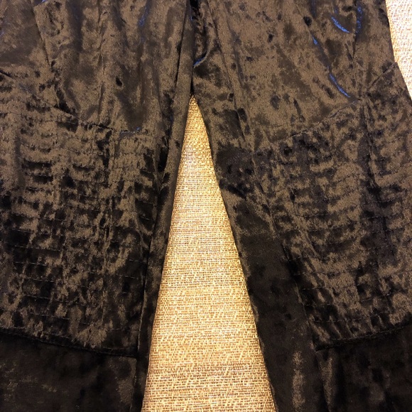 🛍🛍 GIANNI BINI GIRL LIGHT VELVET BLACK PANTS 🛍 - Picture 4 of 5